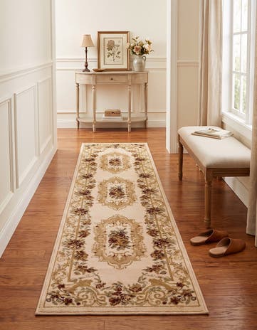 Cream Chateau Runner Rug