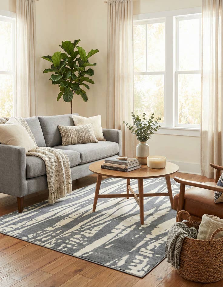 Detail image of 5' 3 x 8' Vince Camuto Rug