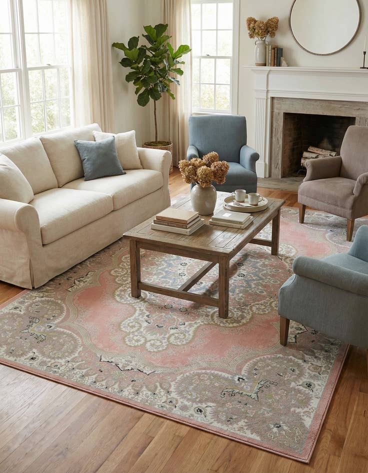 Detail image of 9' x 12' Kamala Washable Rug