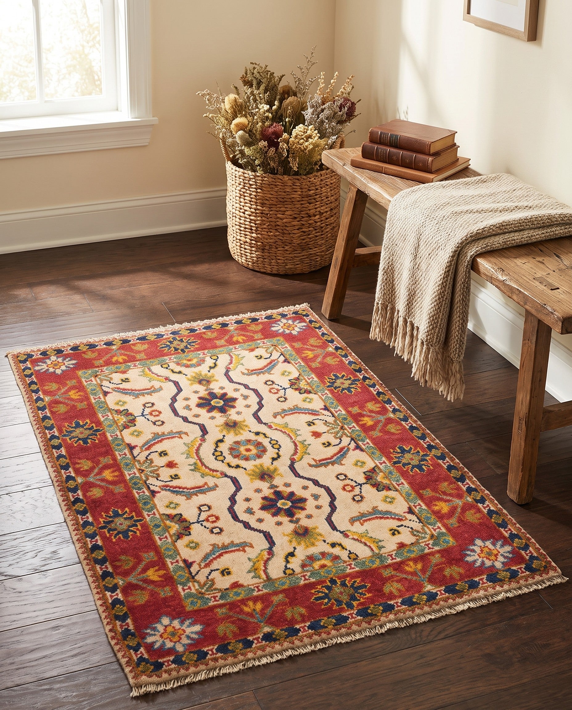 2' 2 x 3' Hand Knotted Kazak Rug