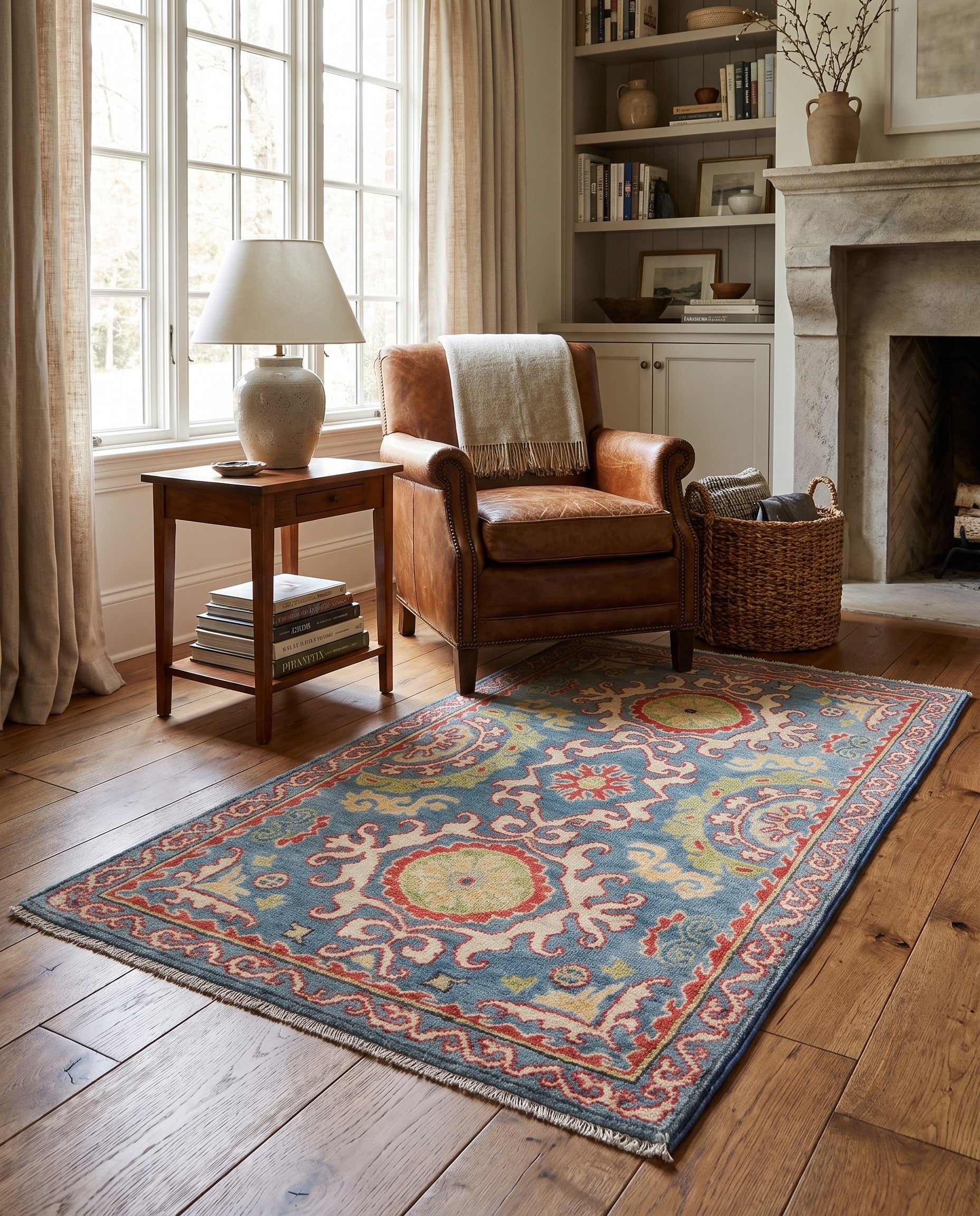 2' 6 x 4' 2 Hand Knotted Kazak Rug