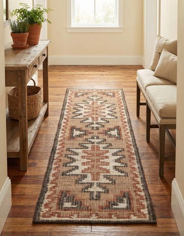 2' x 8' Hand Woven Kala Handwoven Jute Runner Rug