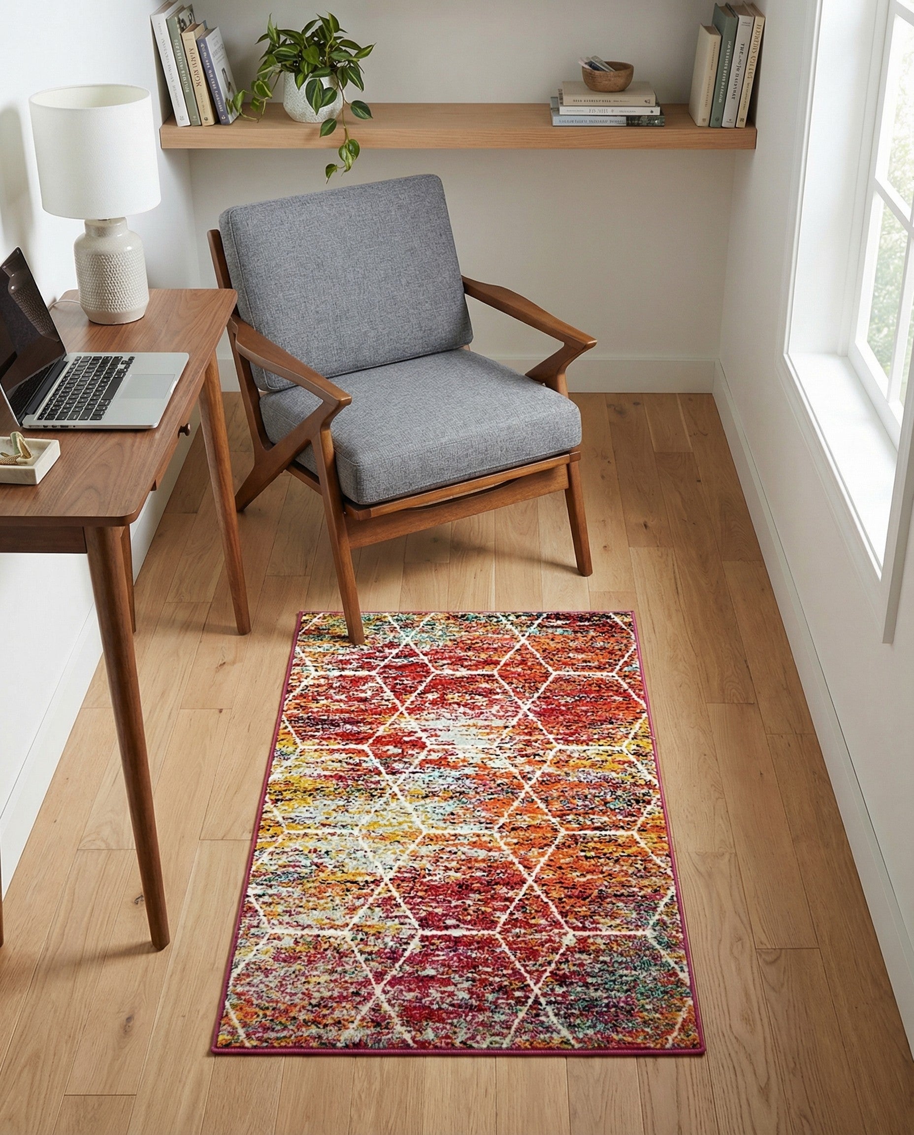 3' x 5' 3 Trellis Frieze Rug