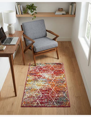 Lattice Frieze Rug