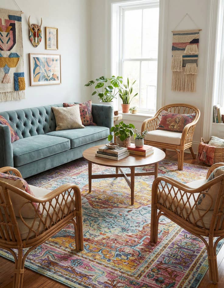 Detail image of 8' x 8' Havana Square Rug