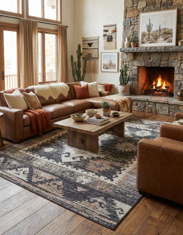 10' x 13' Eco Southwestern Rug