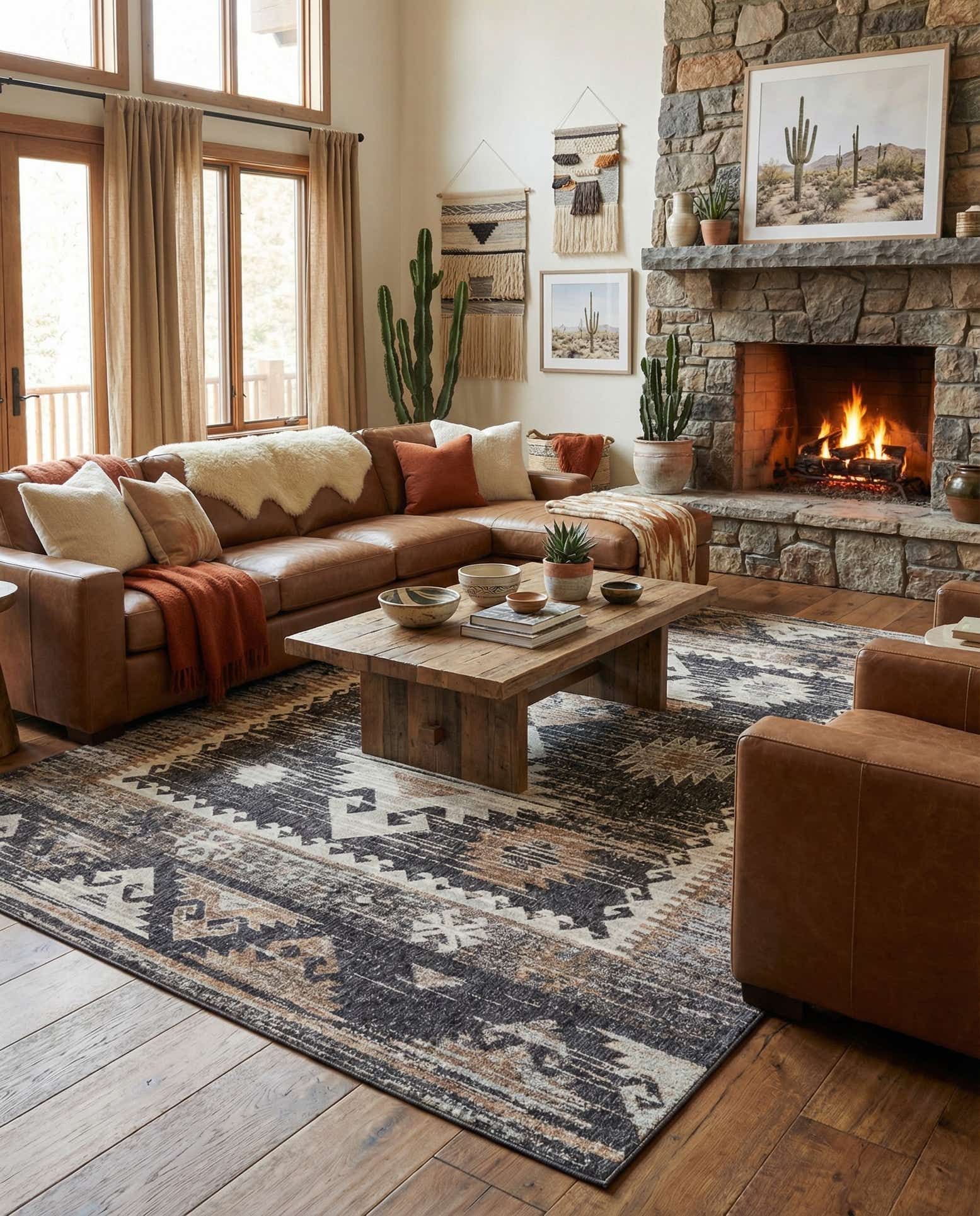 10' x 13' Eco Southwestern Rug