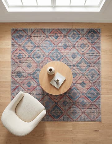5' 3 x 5' 3 Washable Sisu Square Rug