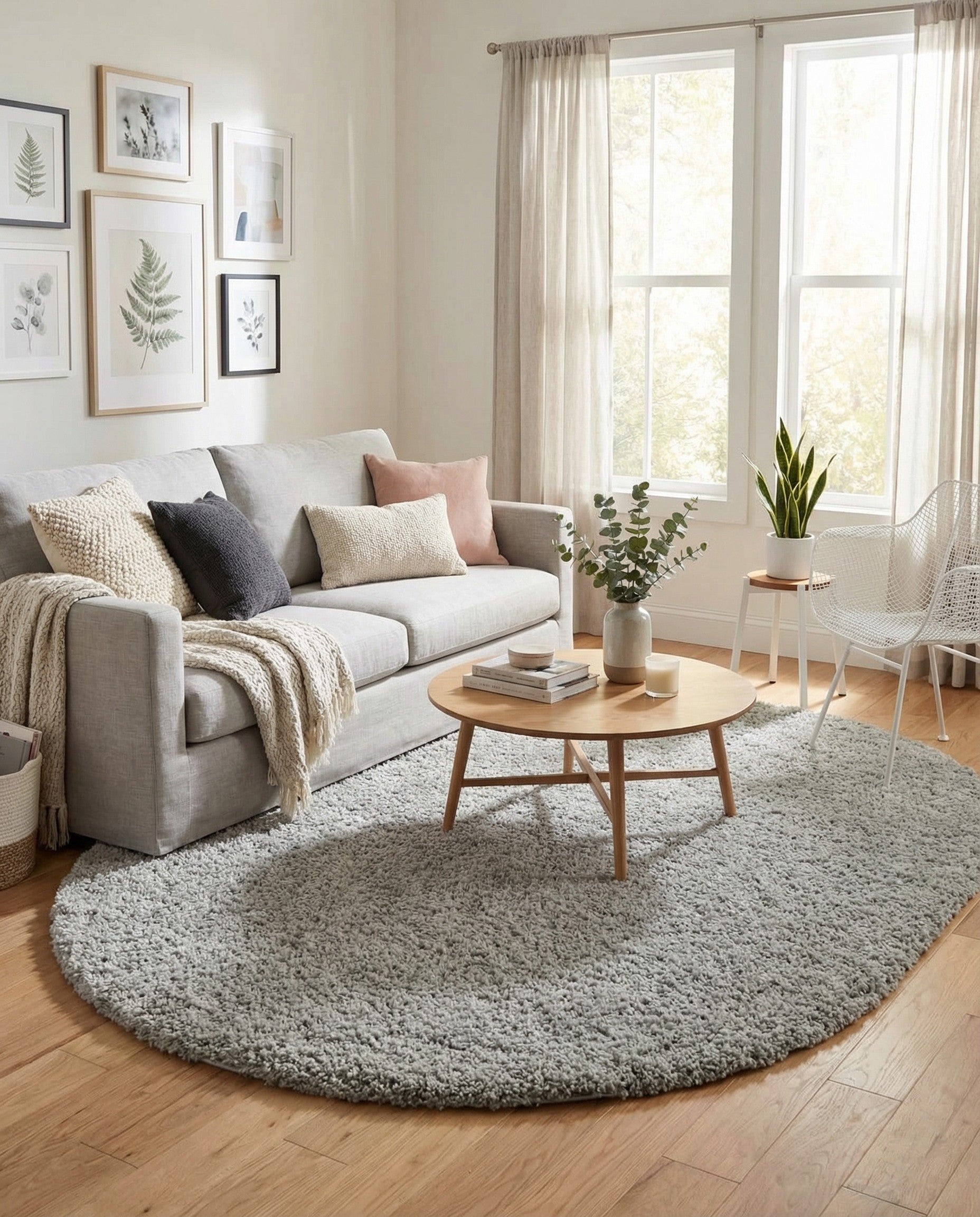 8' x 10' Everyday Shag Oval Rug