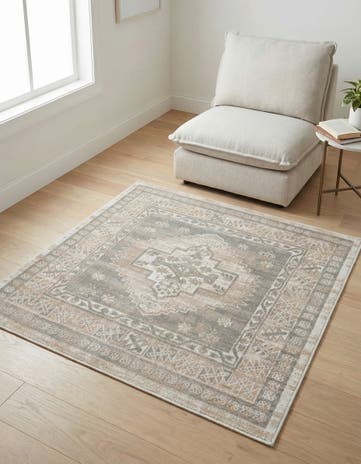 Mink Whitney Square Rug