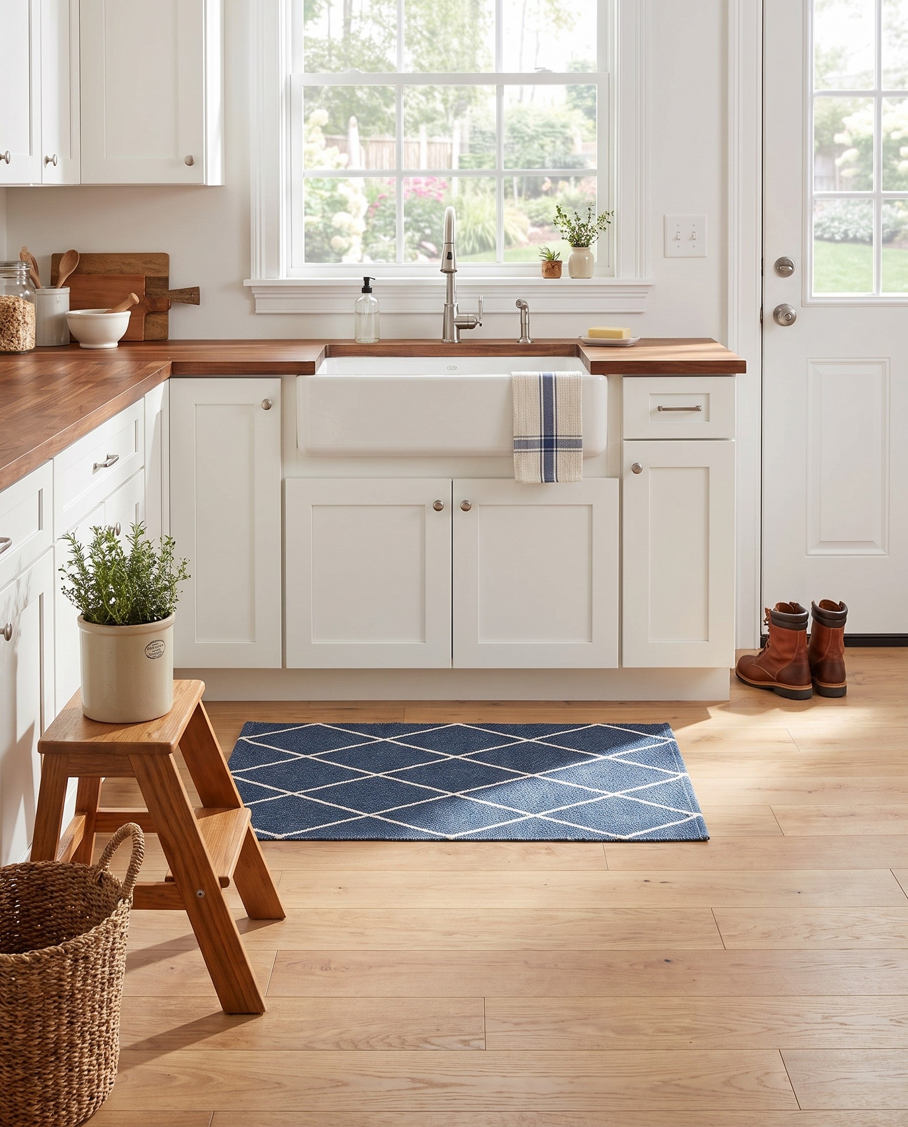 Navy Blue Georgia Rug
