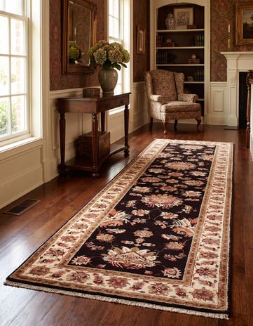 2' 9 x 10' 1 Hand Knotted Peshawar Ziegler Runner Rug