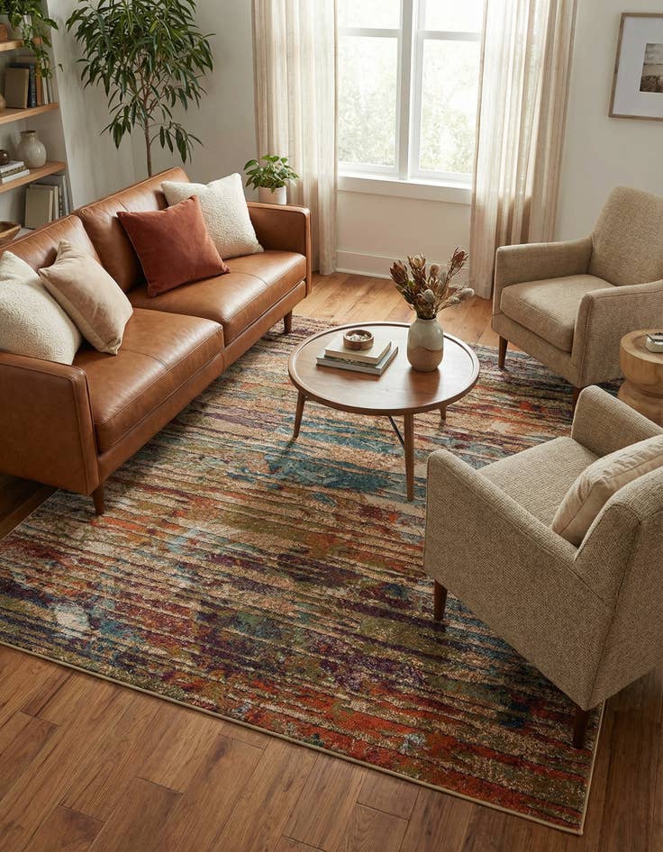 Detail image of 8' x 8' Stella Square Rug