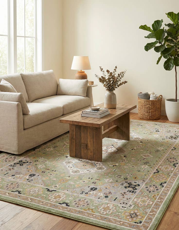 Detail image of 9' x 12' Kamala Washable Rug