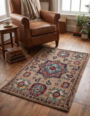 2' x 3' Hand Knotted Mamluk Ziegler Rug
