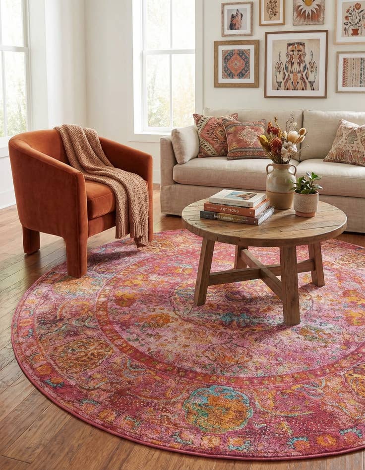 Detail image of 8' x 8' 4 Havana Round Rug