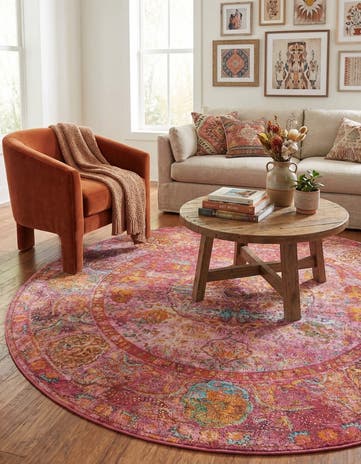 8' x 8' 4 Santiago Round Rug