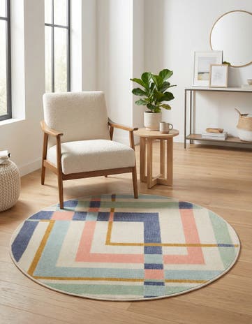Lotus Round Rug