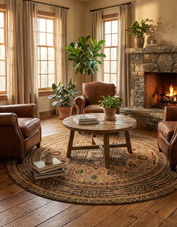 6' x 6' Amina Round Rug