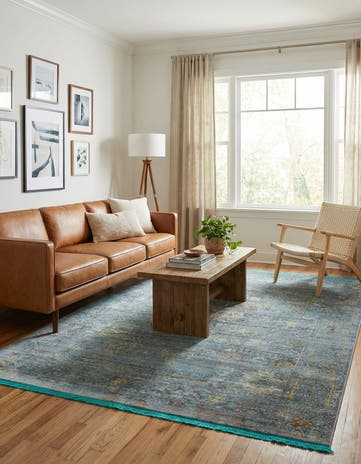 Turquoise Santiago Rug