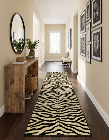 Cream Savannah Runner Rug