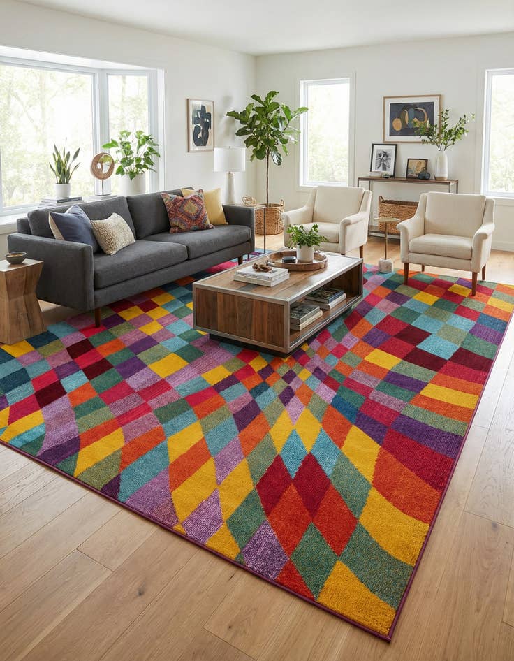 Detail image of 9' x 12' 2  Washable Casablanca Rug