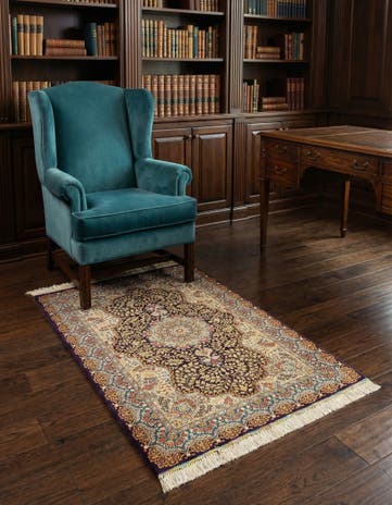 2' 7 x 3' 11 Ghom Silk Rug
