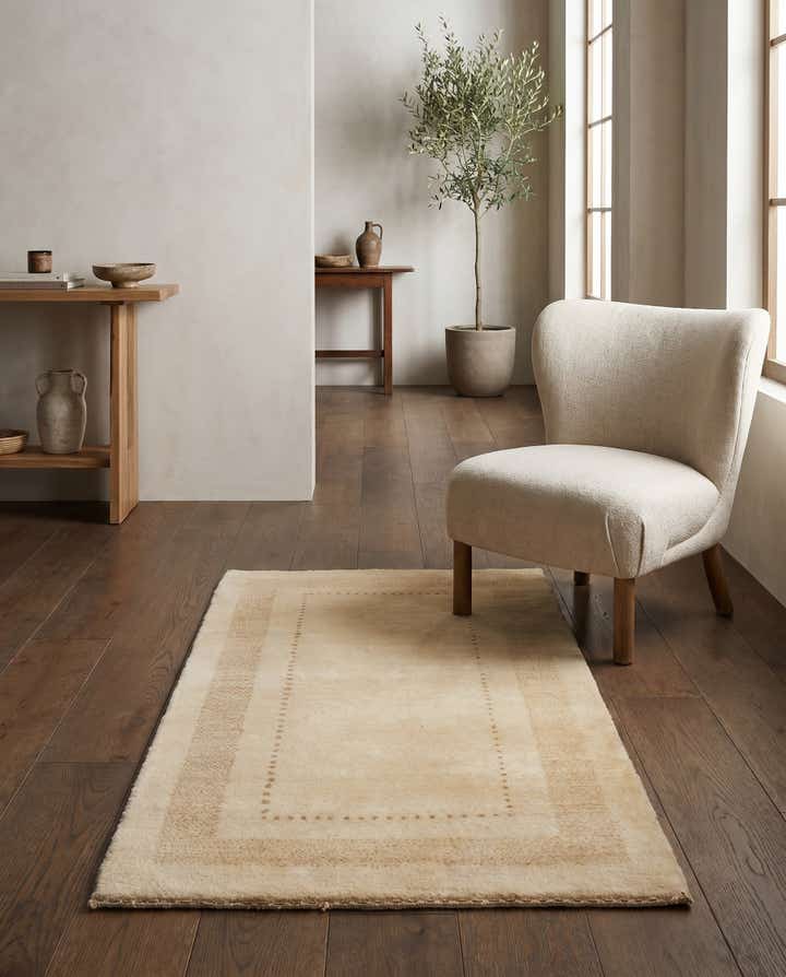 2' 4 x 4' 4 Hand Knotted Gabbeh Oriental Wool Rug
