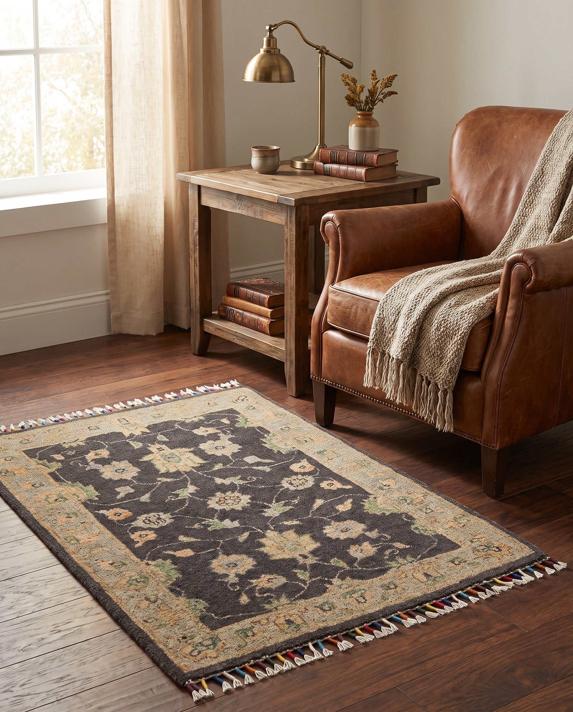 2' x 3' Hand Knotted Ariana Ziegler Rug