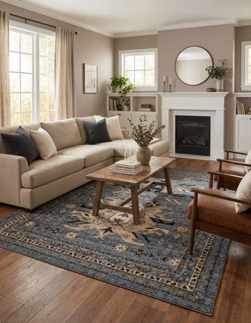 7' 10 x 10' Heriz Design Rug