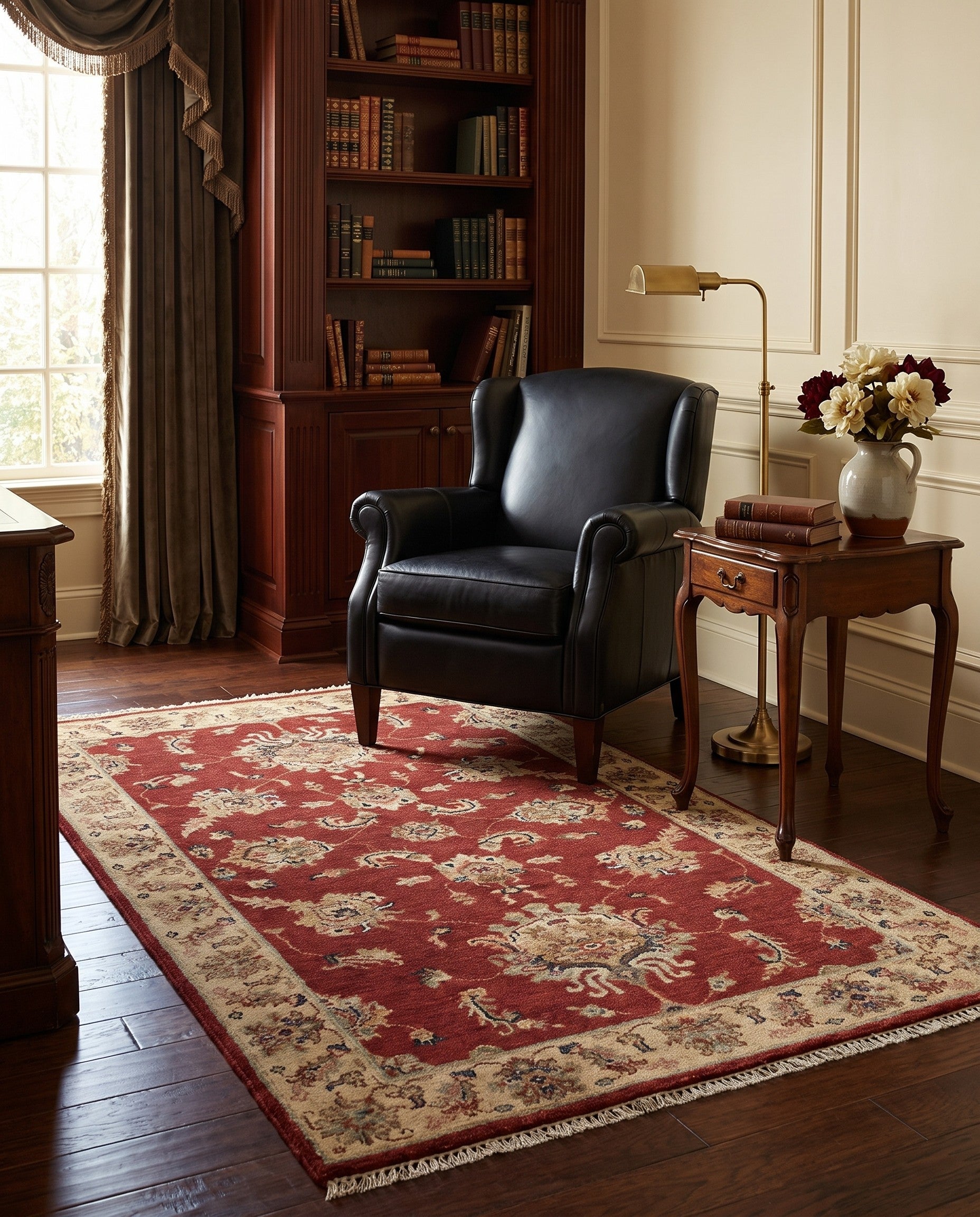2' 11 x 5' 5 Hand Knotted Ziegler Rug