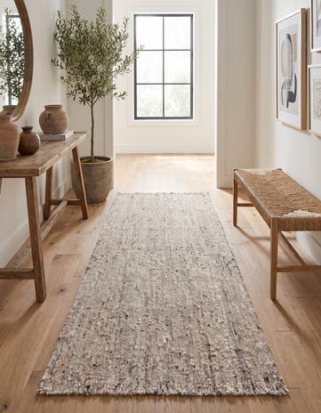 3' 1 x 8' 1 Hand Knotted Moroccan Wool Runner Rug