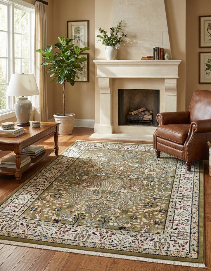 7' 1 x 10' Nain Design Rug
