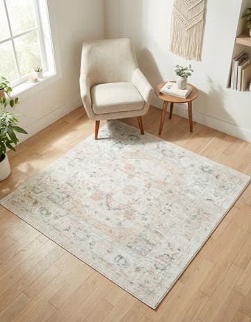 5' 3 x 5' 3 Madeline Vintage Square Rug