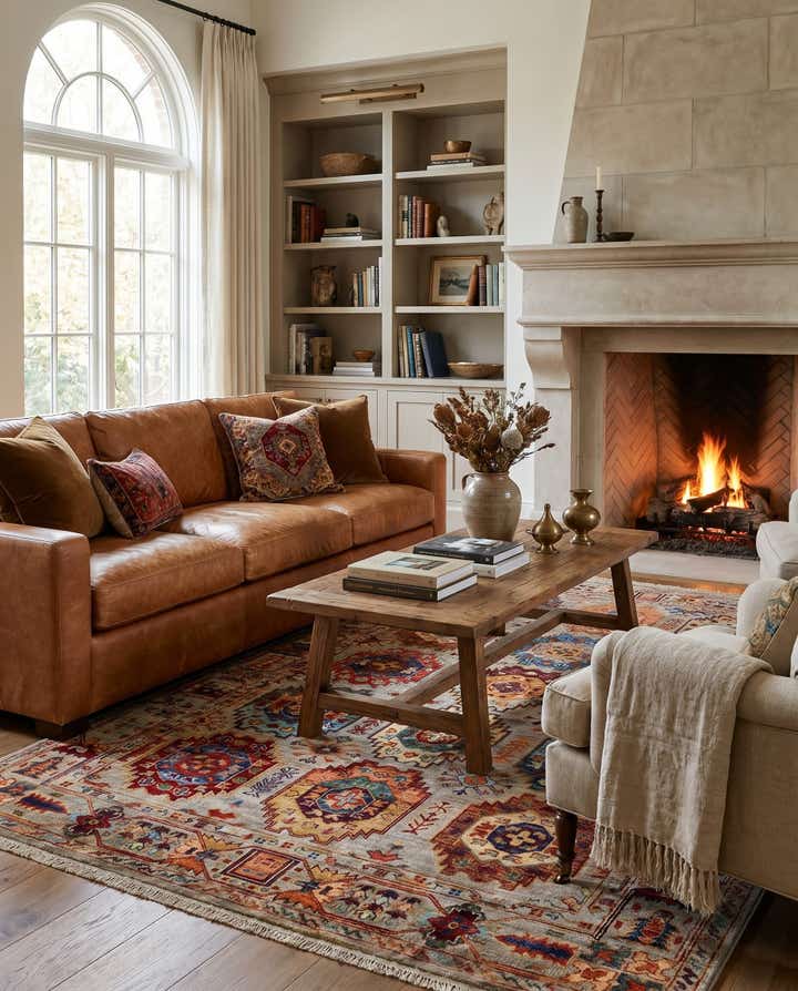 4' x 6' 4 Hand Knotted Ariana Ziegler Rug