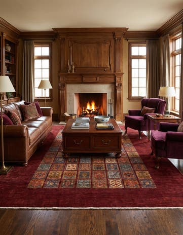 10' x 13' 1 Hand Knotted Bakhtiar Rug