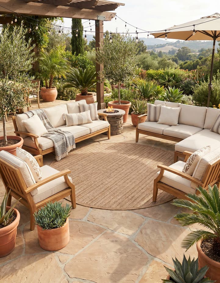 7' 10 x 7' 10 Easy-Clean Border Indoor / Outdoor...