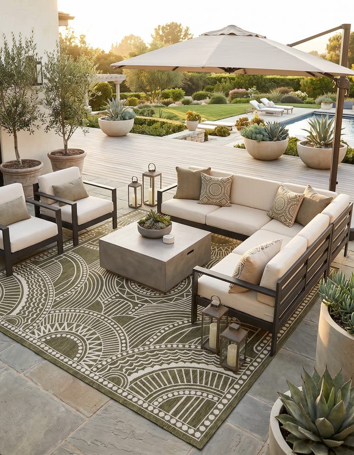 12' x 12' Easy-Clean Traditional Indoor / Ou...