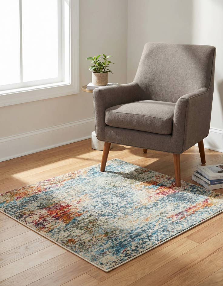 Detail image of 3' 3 x 3' 3 Havana Square Rug