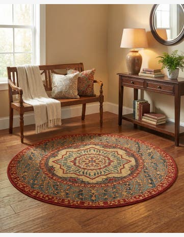6' x 6' Amina Round Rug