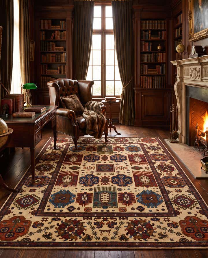 9' 2 x 11' 8 Hand Knotted Kazak Rug