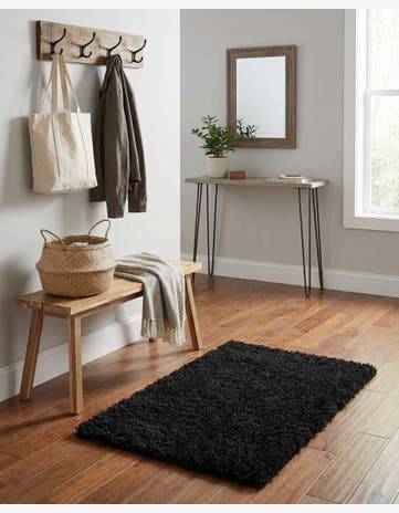 2' x 3' Solid Shag Rug