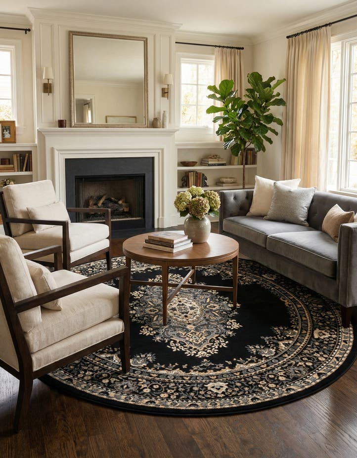 7' 10 x 7' 10 Amaya Round Rug