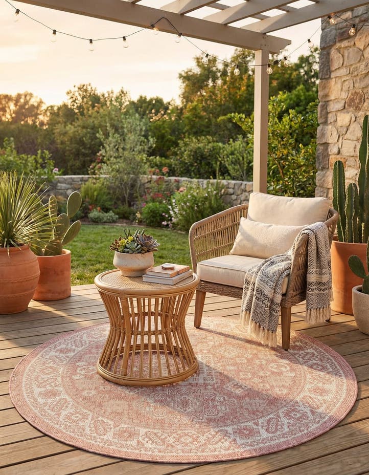 4' x 4' Easy-Clean Aztec Indoor / Outdoor ...