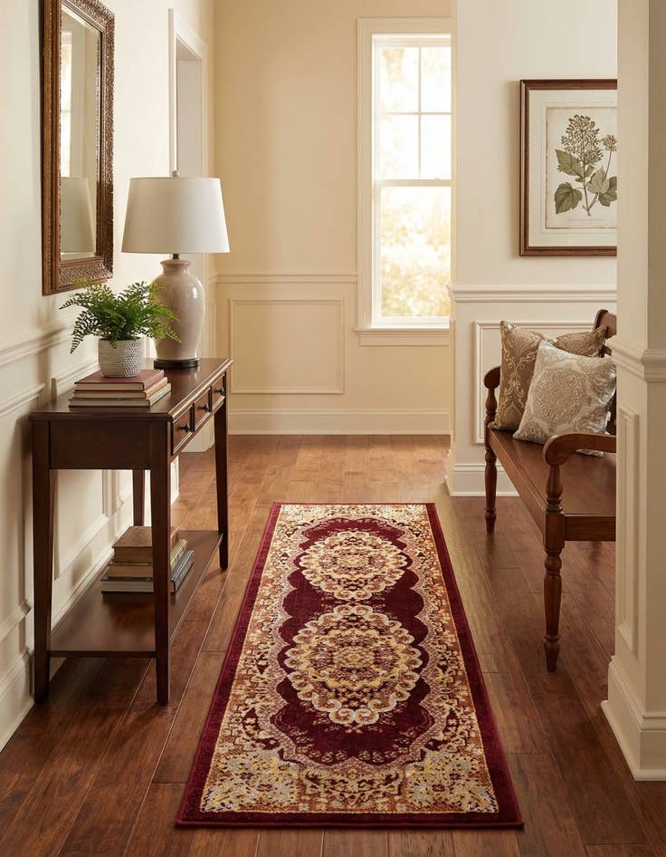 Detail image of 2' x 6' Kamala Washable Runner Rug