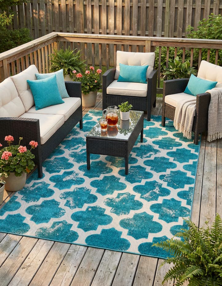 5' x 8' Easy-Clean Lattice Indoor / Outdoo...