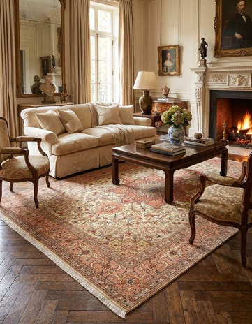 4' 11 x 6' 9 Tabriz Rug