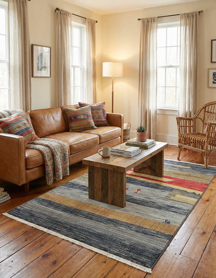 5' x 8' Kashkuli Gabbeh Rug