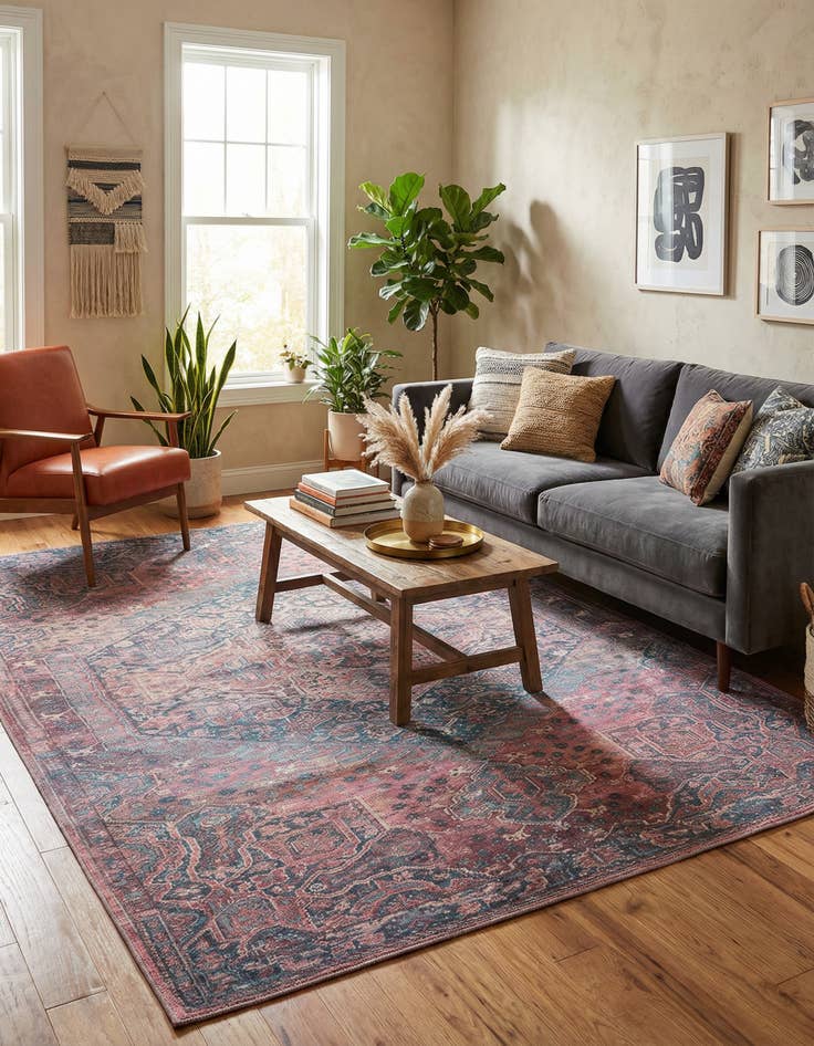 Detail image of 7' 10 x 10' Washable Maahru Rug