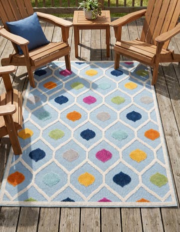 4' x 6' Easy-Clean Aruba Indoor / Outdoor Rug
